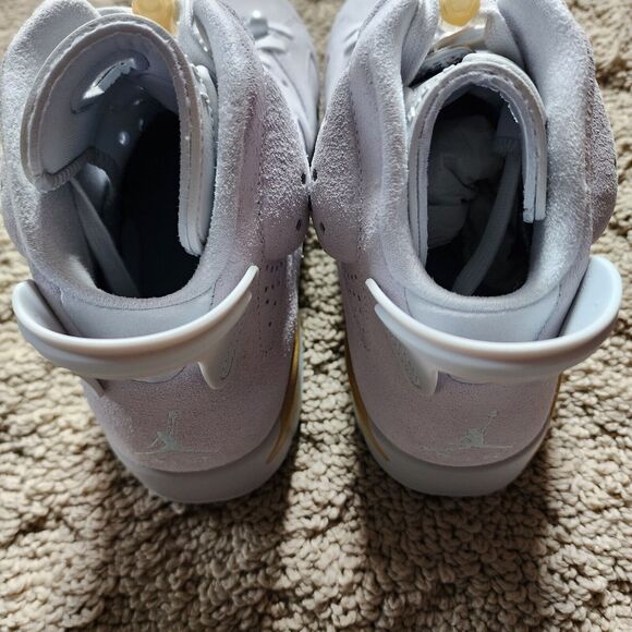 Wmns Air Jordan 6 Retro Craft Pearl Brand New Sz 8 - Picture 6 of 10